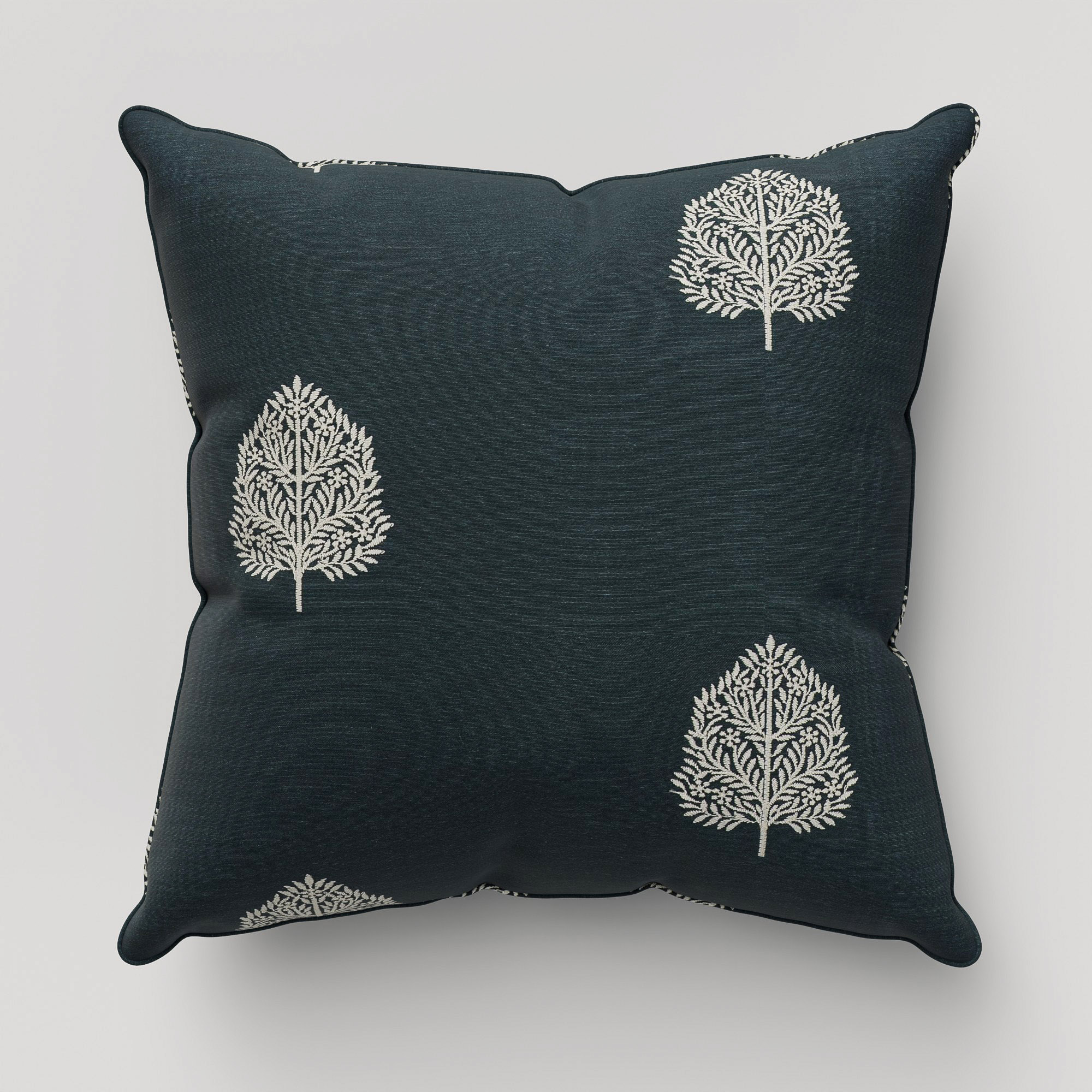 Roche Peacock Cushion